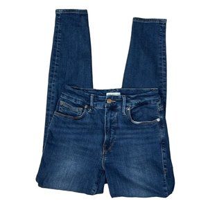 Good American Jeans Good Legs Blue 609 Skinny High Rise Medium Dark Size 4/27